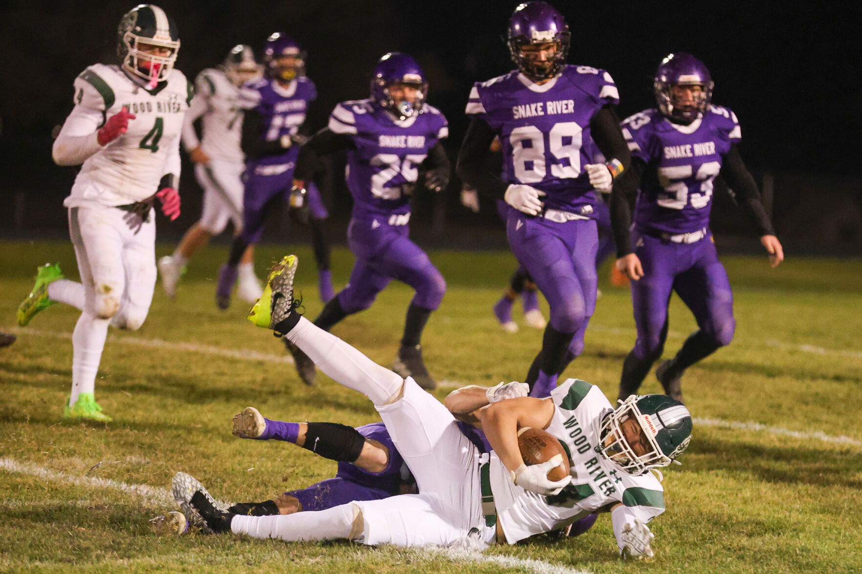 Photos Of Snake River Vs. Wood River High School Football Playoff Game ...