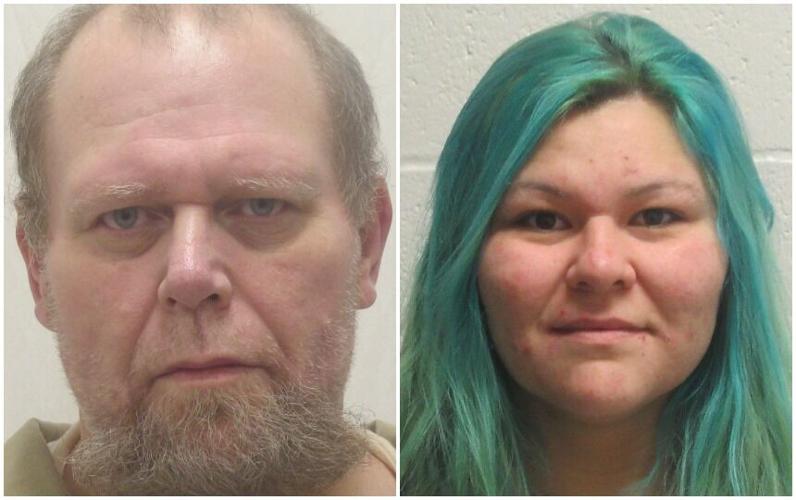 Travis D. Marshall, left, and Kylie Marie Gibbs