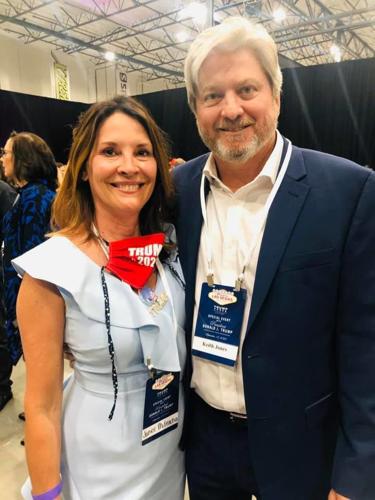 Janice McGeachin at Trump Rally at Xtreme Manufacturing