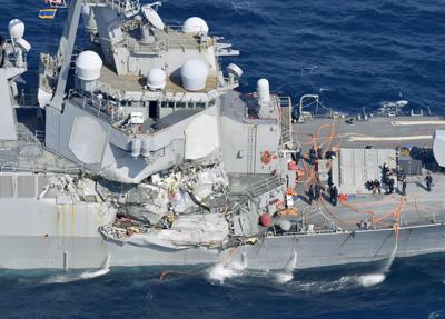 APTOPIX Japan US Navy Collision