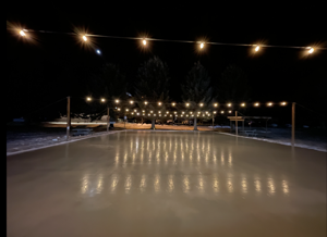 New ice-skating rink near Ashton Visitor Center, open day and night