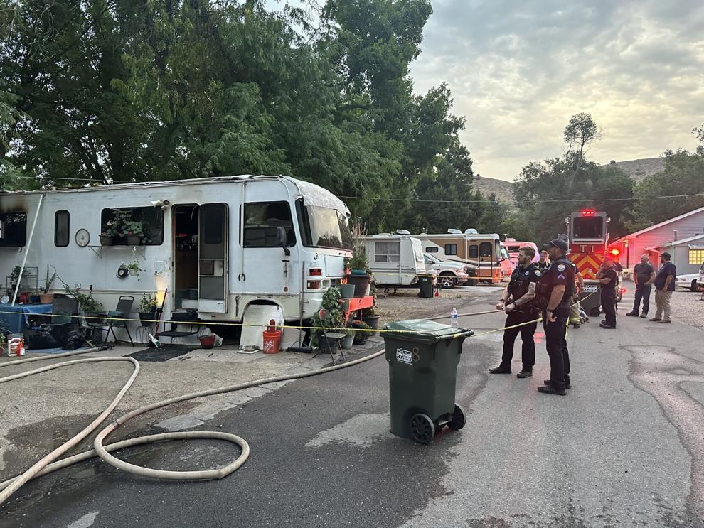Police say Pocatello mobile home fire victim was breathing when flames broke out, coroner confirms identity