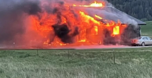 Home destroyed in Bates Road fire; GoFundMe to help support family