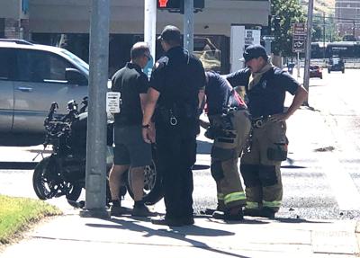 Motorcycle fire