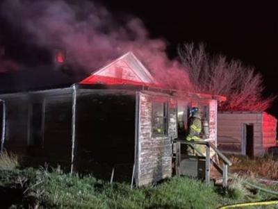 Fire guts Fort Hall home
