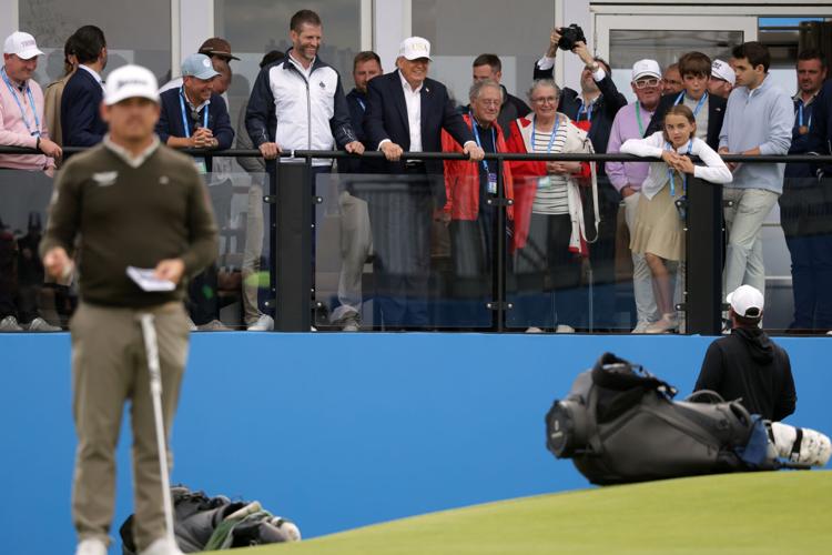 Photos show President Trump's two-day visit to Ireland that combines work and pleasure.