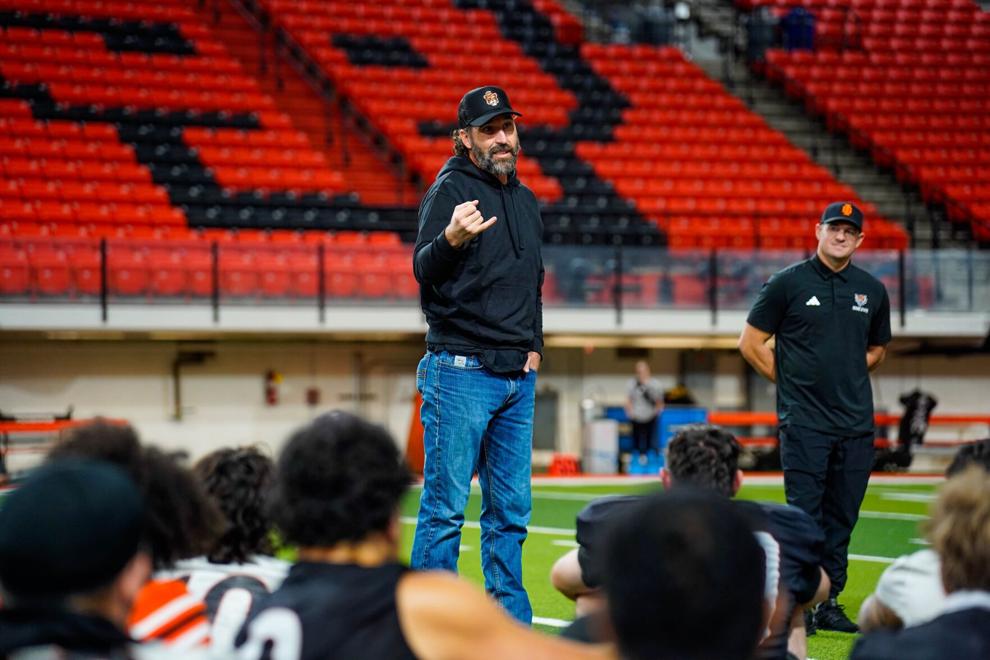 NFL Hall of Famer Jared Allen returns to Idaho State, shares lessons on football and life