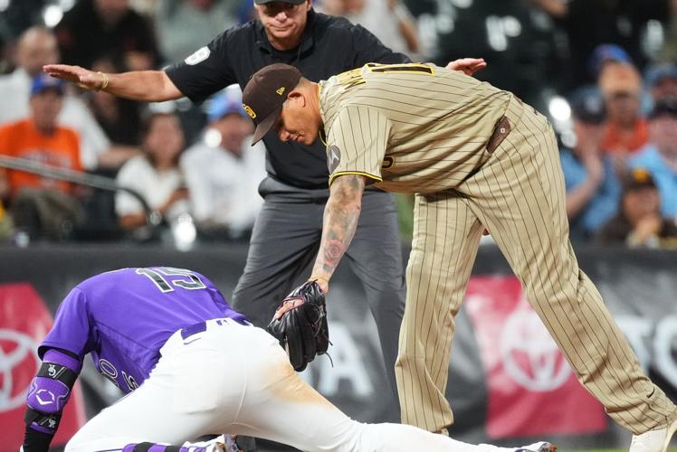Padres Rockies Baseball
