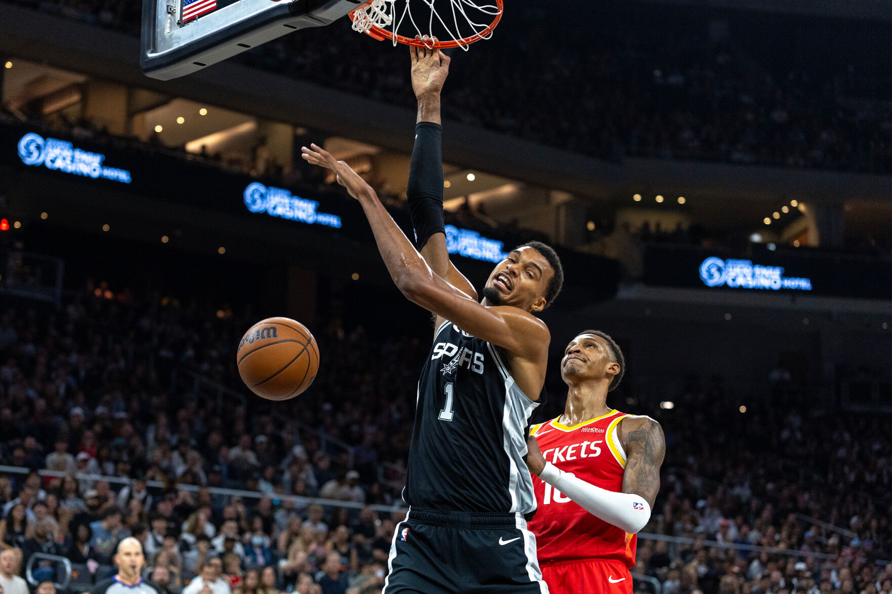 Spurs Printable Rockets Spurs Basketball | National | idahostatejournal.com