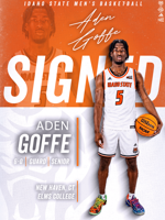 Idaho State fills injured spot with D-III standout Goffe