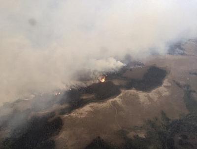 Badger Fire Still Burning