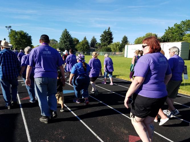 2017 Relay for Life, Pocatello - Cancer survivors lap