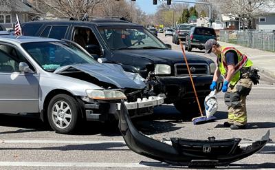 Wreck near courthouse
