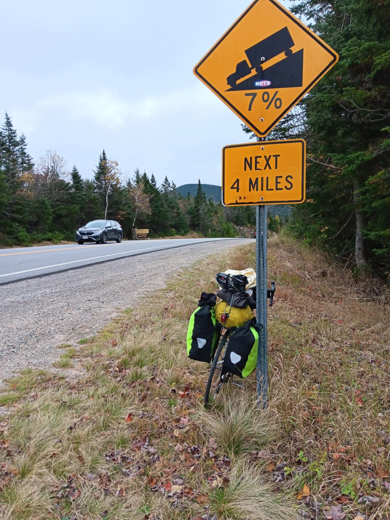 top of the Kancamagus Pass