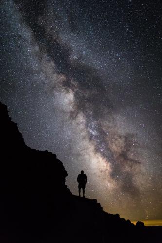 Viewing the Milky Way from the Spatter Cones Trail