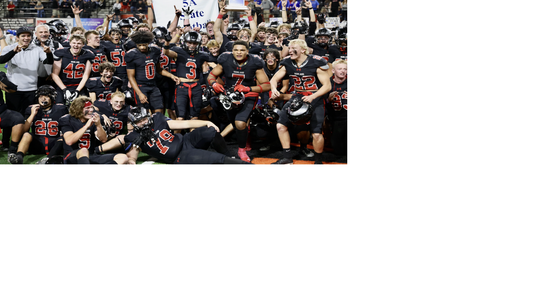 STATE CHAMPS: Highland football team claims 12th state championship ...