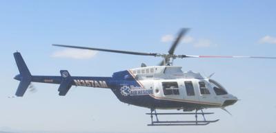 One dead, one airlifted after wreck