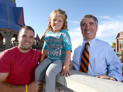 Jonny Fisher, Brooklyn Fisher and Tim Forhan