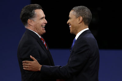 Mitt Romney, Barack Obama