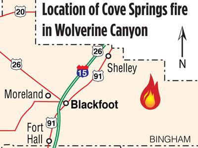 Blaze rips through Wolverine Canyon, Local