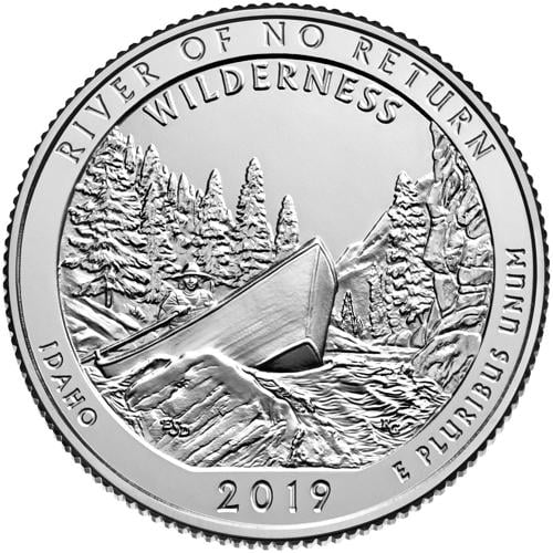Frank Church River of No Return Wilderness commemorative quarter