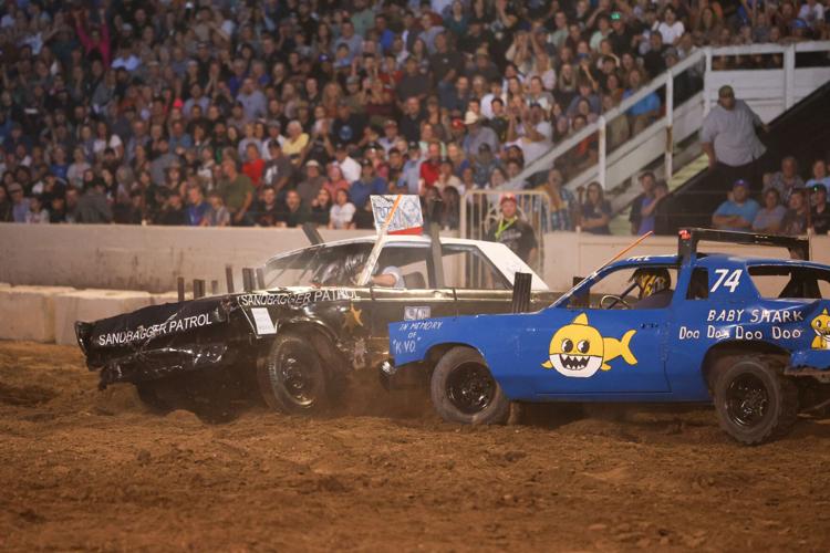 Photos of the September Slam Demolition Derby at the Eastern Idaho