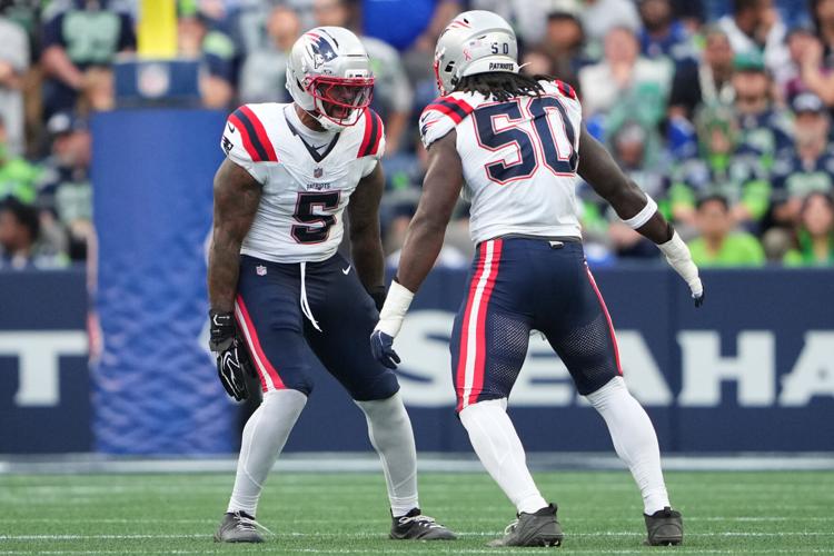 Photos of the NFL season opener, a rare Super Bowl rematch between the Seahawks and Patriots