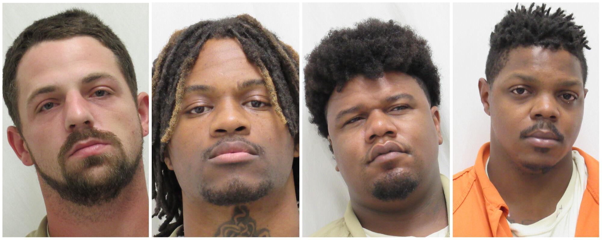 Pocatello police Four men arrested for conspiring together to cash