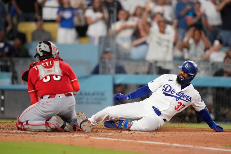 Reds Dodgers Baseball