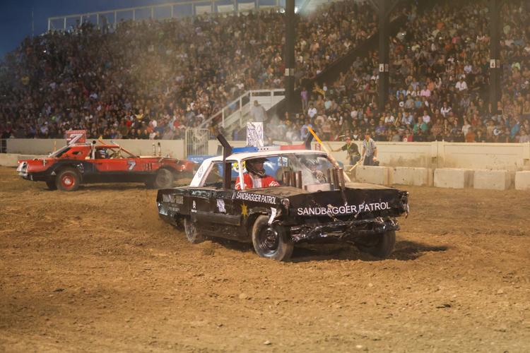 Photos of the September Slam Demolition Derby at the Eastern Idaho