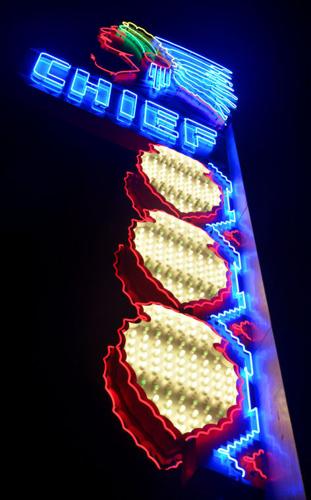 Chief Theatre sign
