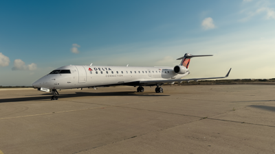 Delta Airlines second flight at Pocatello airport 2025
