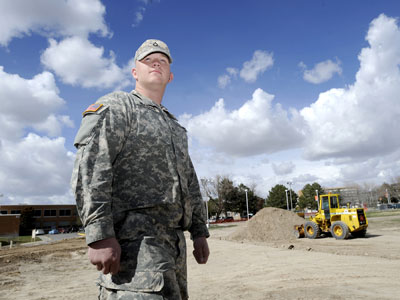 ROTC member Jonathan Heideman