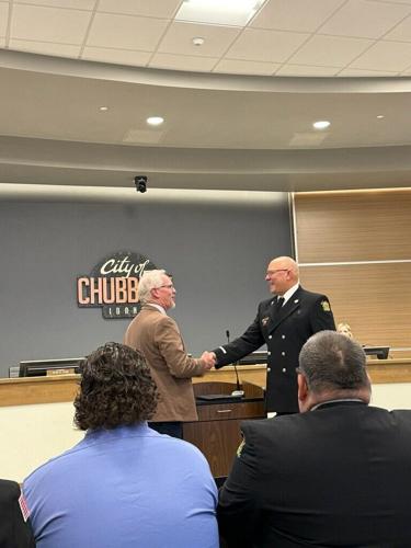 Chas Clark ceremony