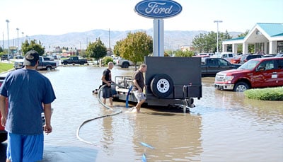 Courtesy Ford flooded