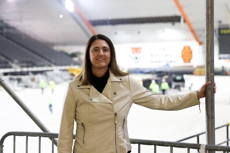 Pauline Thiros inside Holt Arena (copy)