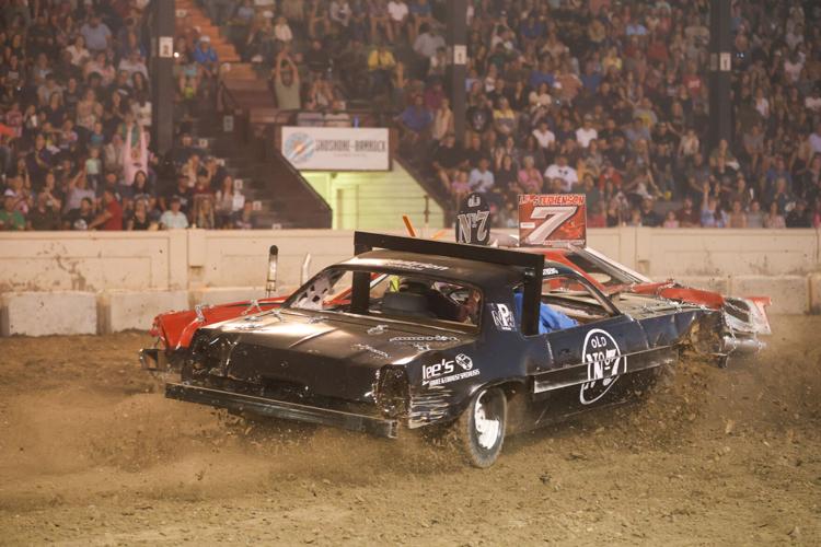 Photos of the September Slam Demolition Derby at the Eastern Idaho