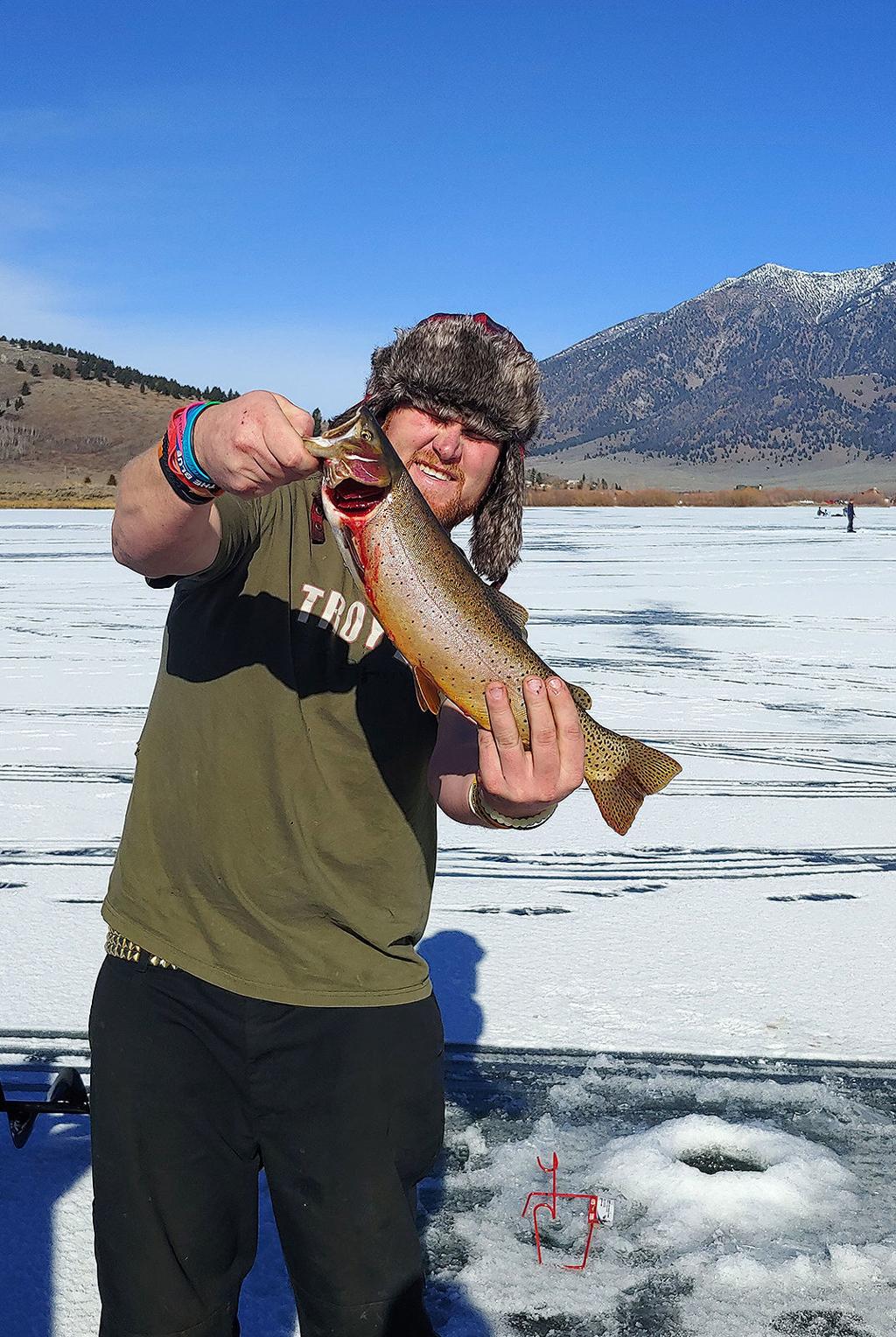 Off to a hot start: Ice fishers rush Henry's Lake for early ice