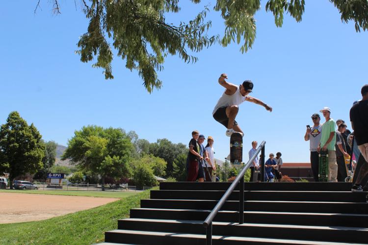 Optimist Skate Park skateboarder