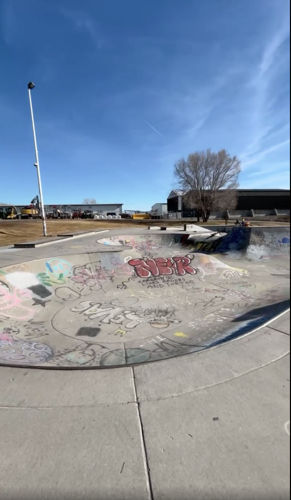 Mayor Merrill urges skaters not to spray graffiti on to skate park