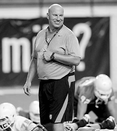 ISU head football coach Mike Kramer