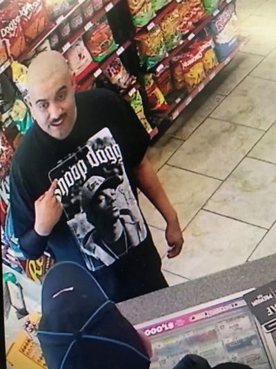 Coronavirus bleach gas station man