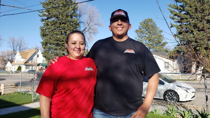 Angel and Sara Fonseca with Angel's Tacos food truck