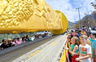 golden spike monument