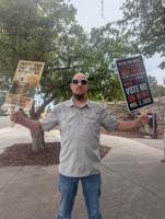 Protest held in Idaho Falls against legislative proposal to strip marijuana initiative rights