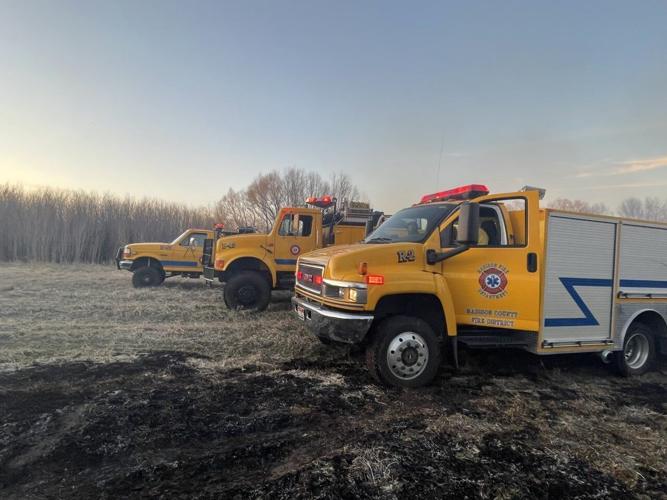 'Deadwood Fire' burns 45 Hibbard acres, multiple fire agencies respond