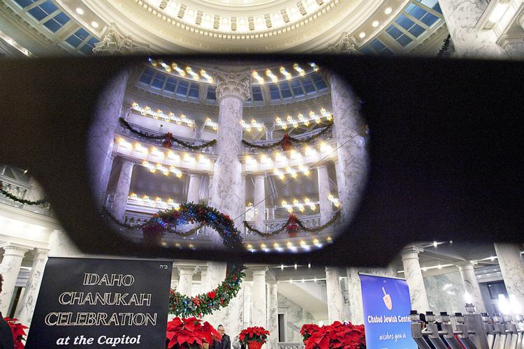 Menorah Lighting at the Idaho State Capitol