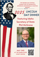 BCRCC Lincoln Day dinner set for May 2