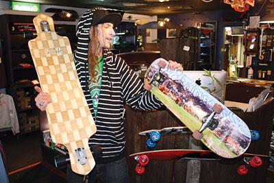 Longboard skateboards