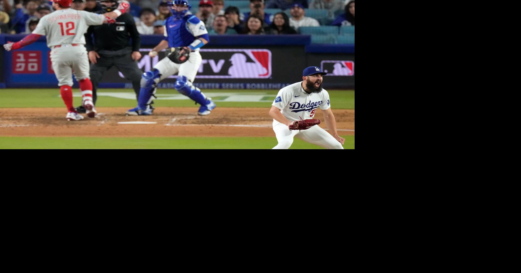 APTOPIX Phillies Dodgers Baseball
